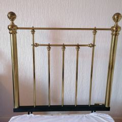 Brass headboard