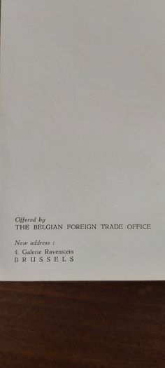 Belgium Land Of Peace and Work