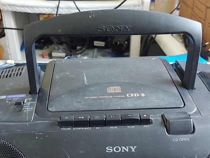SONY CD Radio Cassette-Corder Model No. CFD-8, in good condition, Radio and CD works fine,Tapes not playing