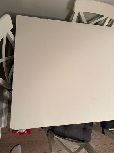 INGATORP Extendable table, white and 6 chairs