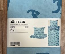 BNWT IKEA single dino duvet set