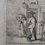 2 x Mid 19th Century Engraved Caricatures by George Cruikshank Image 9