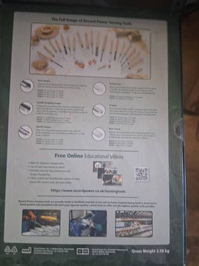 Record power wood turning chisels