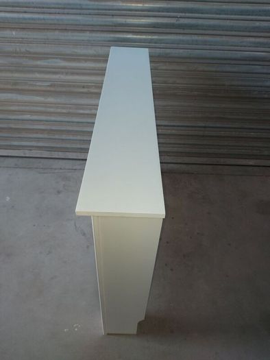 White radiator cover