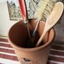 Vintage Terracotta Utensil holder Image 7