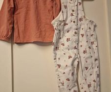 Baby girl M&S Dungarees set 18-24m