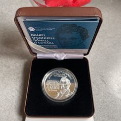 Brand New Silver Proof Daniel O Connell  Minted by the Irish Central Bank Sold Out