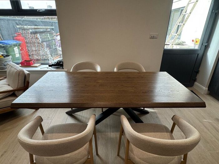6ft wooden dining table