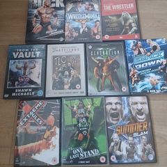 WWE DVD Bundle 10 Titles Wrestling Job Lot