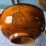 antique Devon hunting scene large bowl Image 6