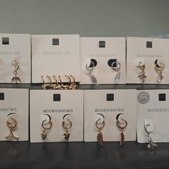 Fun 10 Pairs Sparkly Statement Earrings Bundle