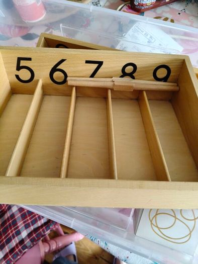 Montessori Spindle Box