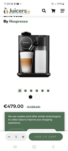 DeLonghi Gran Latissima coffee machine