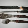 Antique Cutlery Carving Set Image 9