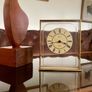 Vintage Brass German Minster Floating Clock Quartz Image 7