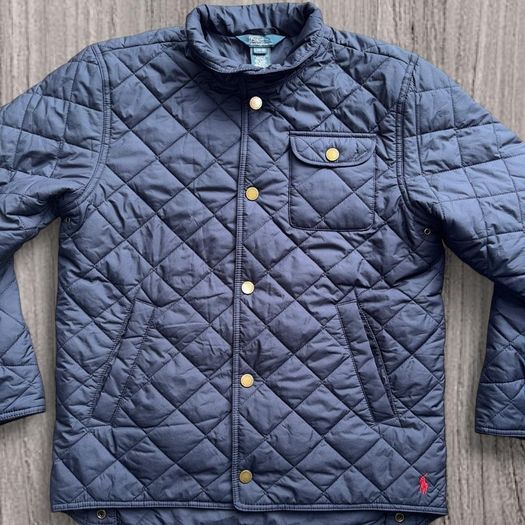 Polo Ralph Lauren  Navy Quilted Barn Jacket S/M