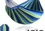 _Outdoor Camping Hammock, Outdoor Portable Canvas, 200Kg Capacity Lightweight with Carry Bag for Beach and Beach Hiking