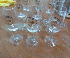 sherry glasses, london croft jerez s.a. sets of 2 (5 sets)