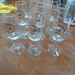 sherry glasses, london croft jerez s.a. sets of 2 (5 sets)