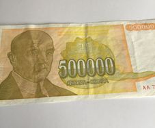 Rare Yugoslavia Banknote- 500000 Dinara