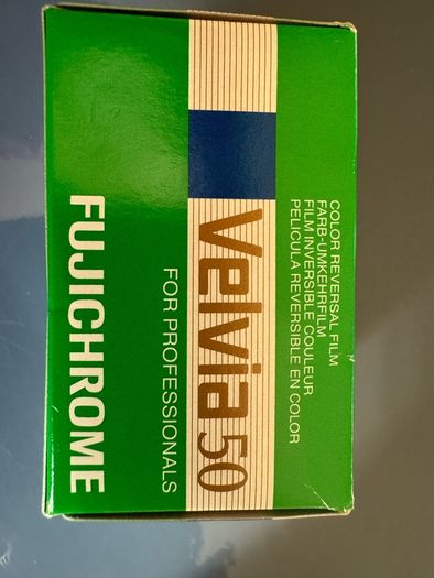Fujichrome Daylight Velvia Professional 50 Color Reversal Film