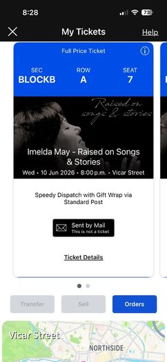 Imelda May tickets Face Value