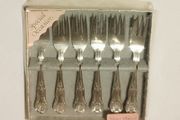 silver desert forks