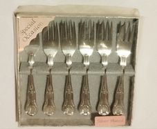 silver desert forks