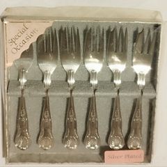 silver desert forks