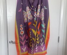 Designer  Extra Large Limited Edition Silk Scarf