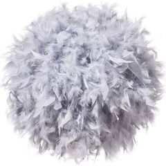 NEW SALE | Feather Light Shade for Ceiling Pendant Light, Fluffy Lamp Shade Lampshade Lightshade GREY