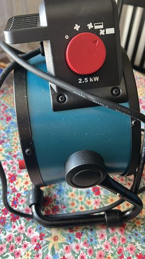 Erbauer Electric 2500W Blue, black & red PTC workshop heater