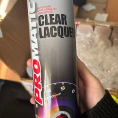 Promatic Clear Lacquer 500ml Aerosol