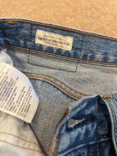 Levi's 501's skinny