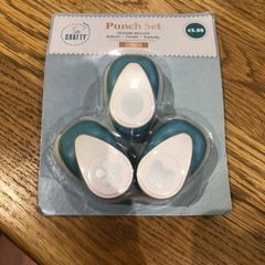Paper punch set for paper craft