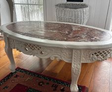 Marble top antique Coffee table
