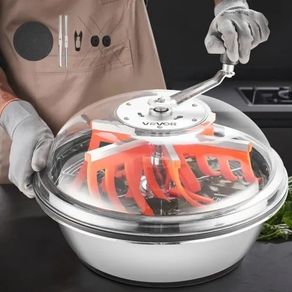 Bud Leaf Bowl Trimmer, 420 mm Manual Bud Trimmer, with Sharp Stainless Steel Blades, Visual Cutting, Wet & Dry Hydroponic Cutting Machine