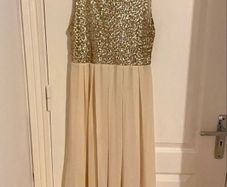 Women's Gold Sequin Dress
