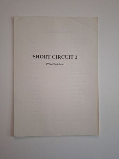 1988 Short Circuit Press Kit