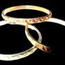 Vintage Hallmarked 9k Rose/White/Yellow Gold Rings Image 5