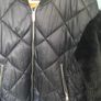 Fur sleeved bomber jacket Image 3