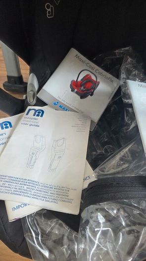 Mothercare Spin Pramette, Maxi Cosi Priorifix & Maxi Cosi Cabriofix Travel System