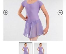 Leotard& Wrap over Cardigan and shoes