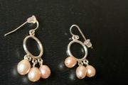 silver earrings