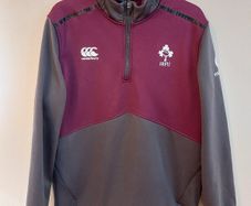 ireland rugby halfzip