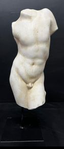 Sculpture  torso greco marble dust and scagliola
