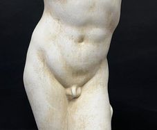 Sculpture  torso greco marble dust and scagliola