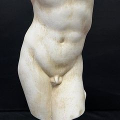 Sculpture  torso greco marble dust and scagliola