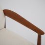 Vintage Danish Teak and White Boucle Armchair by Grete Jalk, 1960s. Image 5