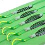 5 Pairs/Lot carbon steel fishing hooks double barbed hook with PE line carp fishing anzol Accessory Anti-winding Image 4